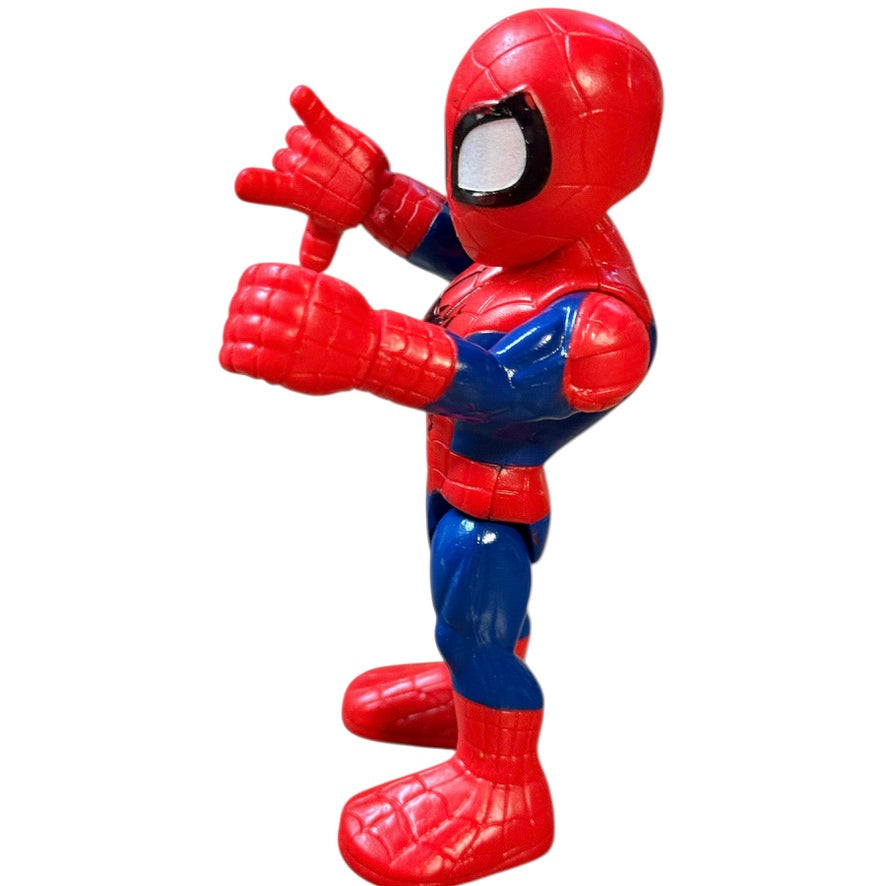 Playskool Heroes Marvel Super Hero Adventures Spiderman Action Figure, 5" Posable in GUC
