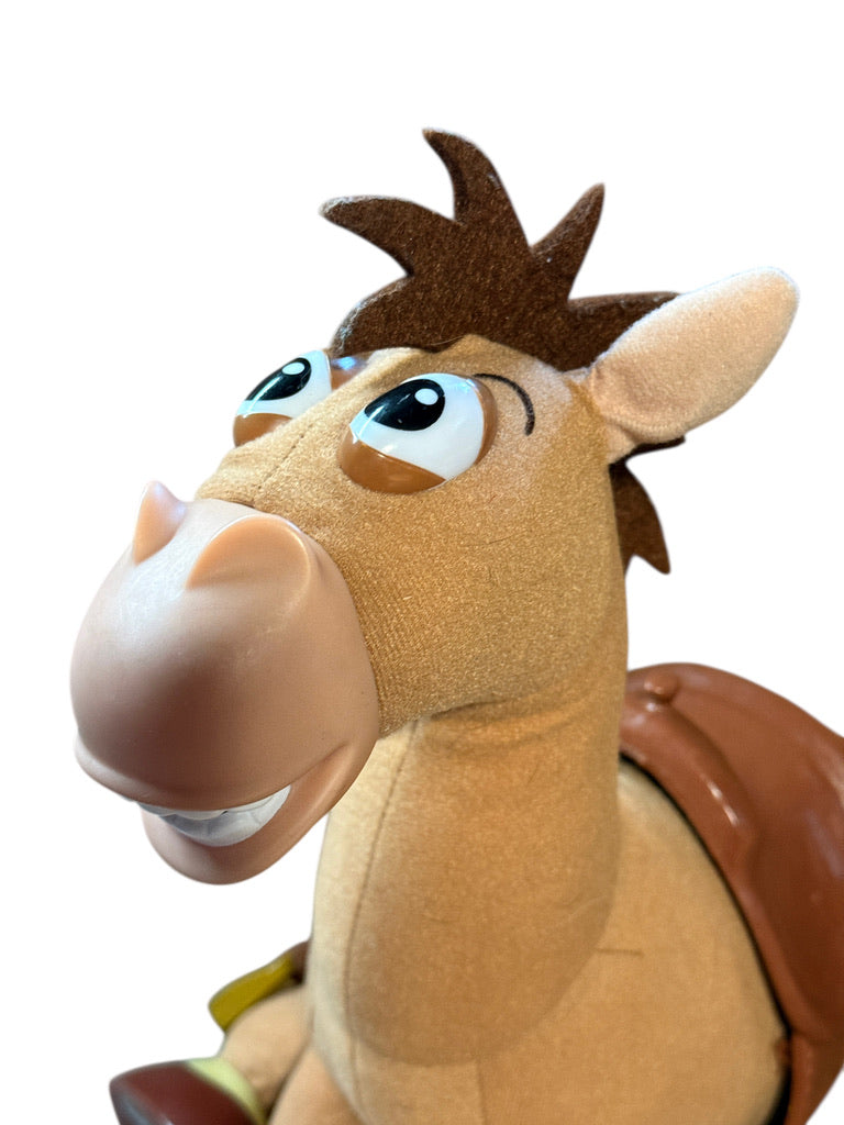 Disney Pixar Toy Story 17" Bullseye Plush Stuffed Animal Toy in GUC, Disconnected Sound Box