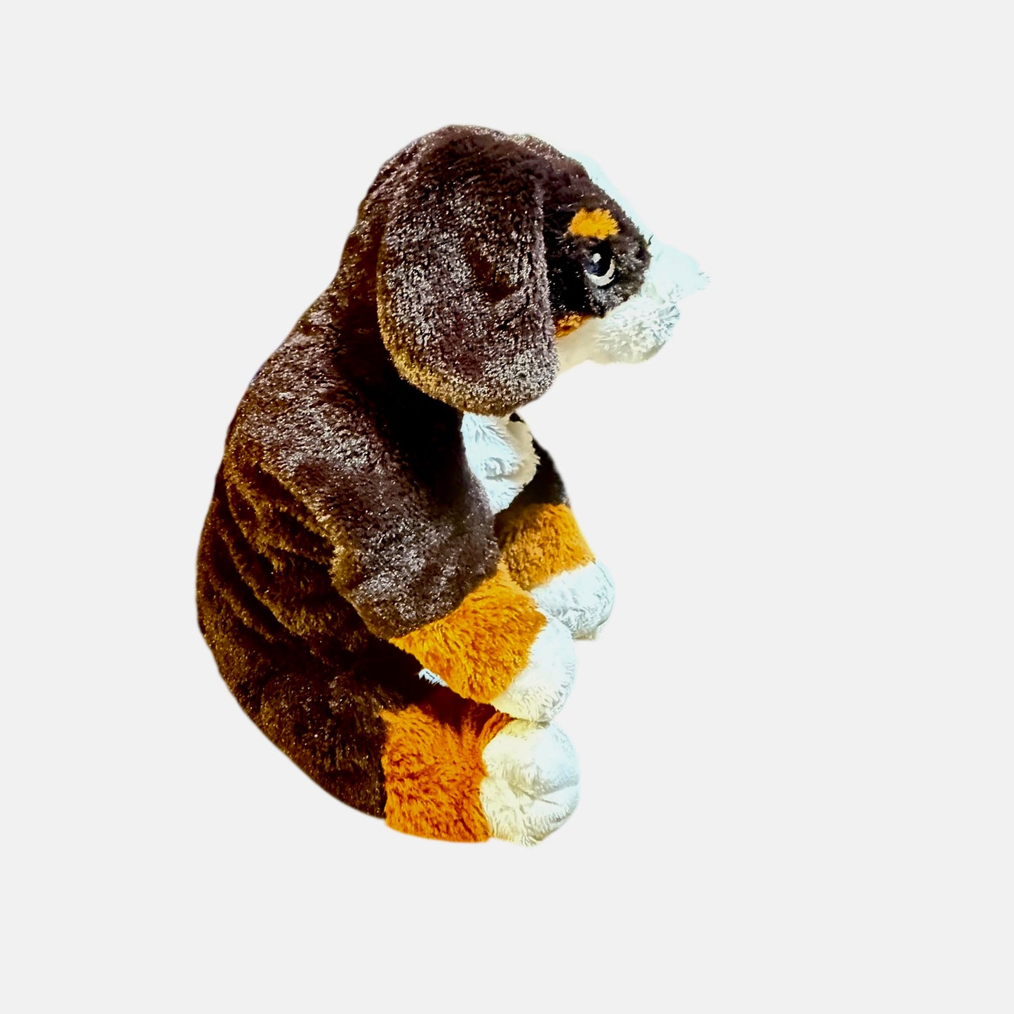 Ikea Hoppig Tri Coloured Bernese Mountain Dog 14” Stuffed Animal Toy Stiched Eyes in EUC