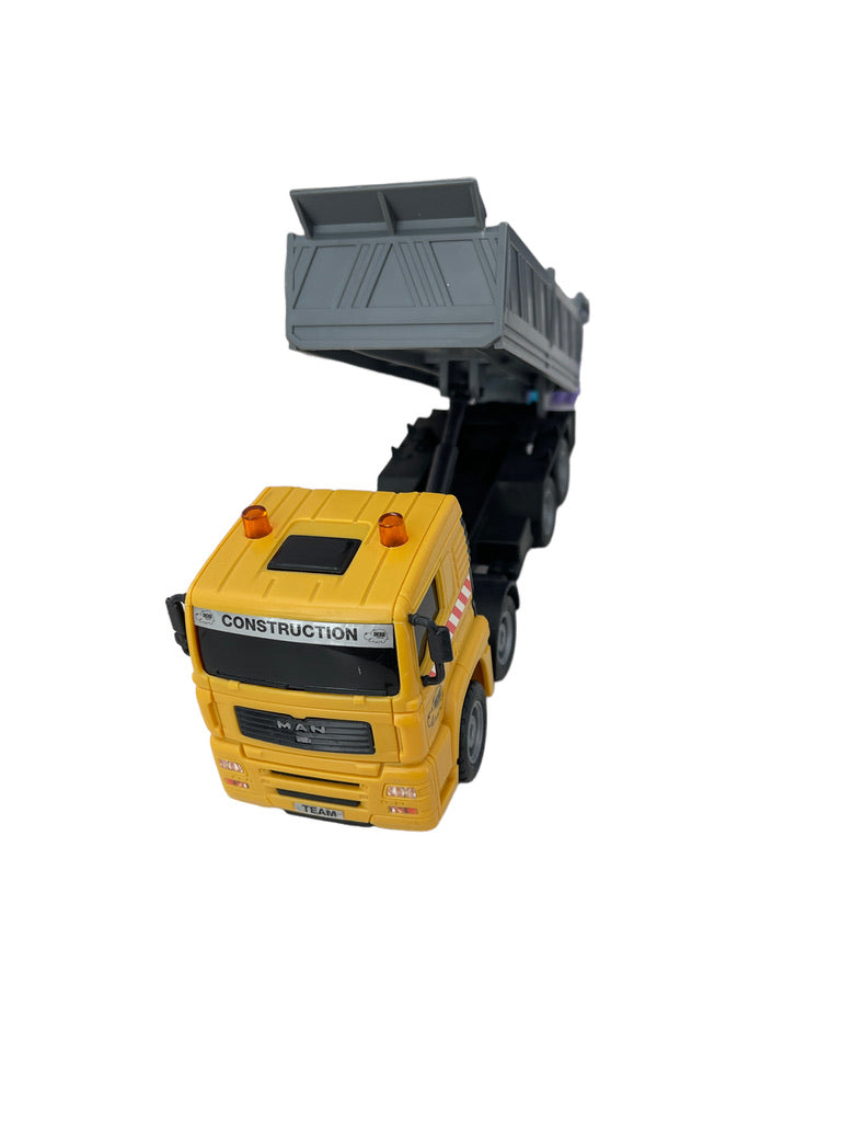 Dickie Toys Dickie Team MAN Semi Dump Truck 9" in GUC