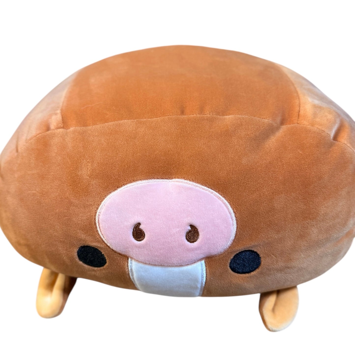 Brisby the Horse Stackable Farm Squad Squishmallow Plush  Retired 12" Tan Coat & Black Mane