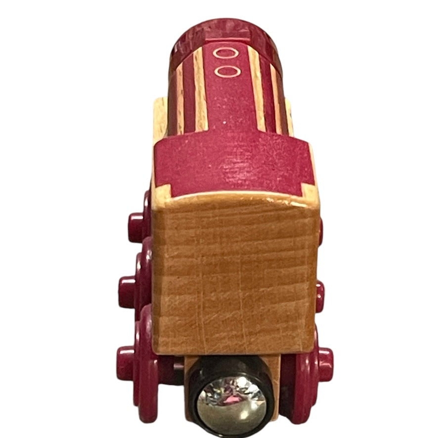 Thomas & Friends, Caitlin & Tender Real Wood Series FHM47 Lot of 2 Red & Gold EUC
