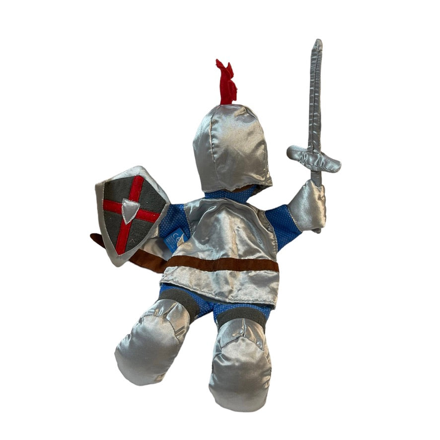 Knight in Shining Armour Fiesta Craft Hand Puppet with Sword & Shield 12" in GUC