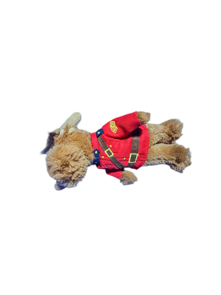 RCMP Foundation 9" Plush Stuffed Sargeant Bullmoose by Stuffed Animal House Preowned with Tags