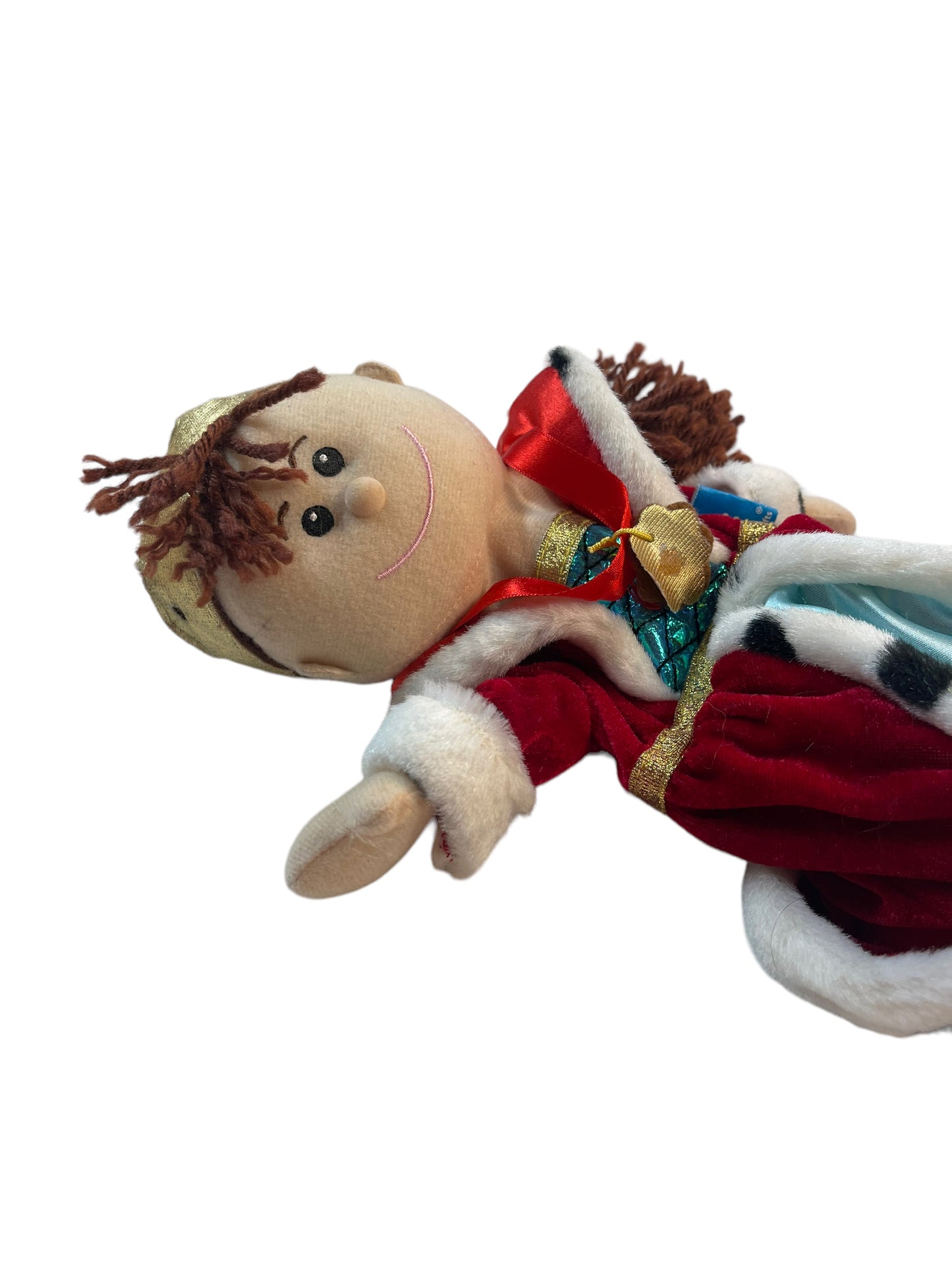 Fiesta Craft Queen Hand Puppet Royally Dressed for Pretend Play Plush Toy EUC