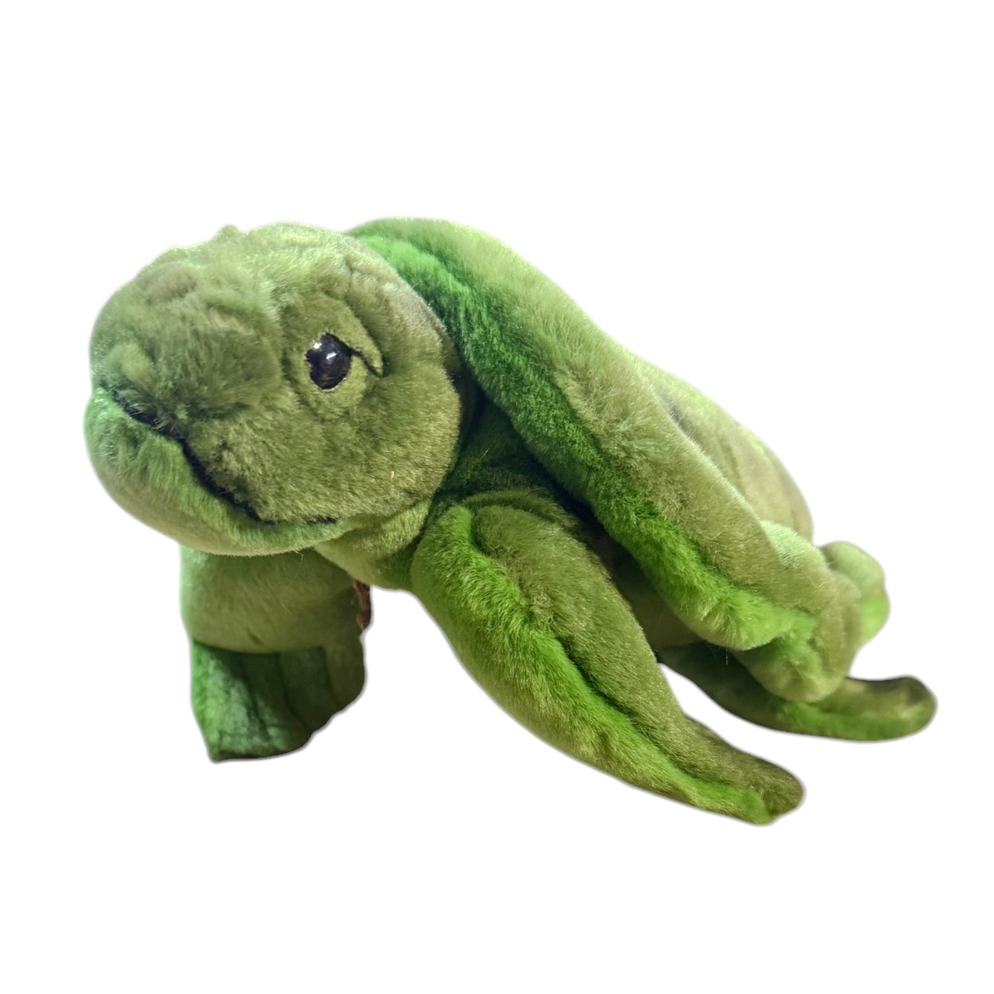 Green Sea Turtle, A Yomiko Classic Soft Plush Stuffed Toy, Realistic Russ Berrie 11" Ocean Treasure!