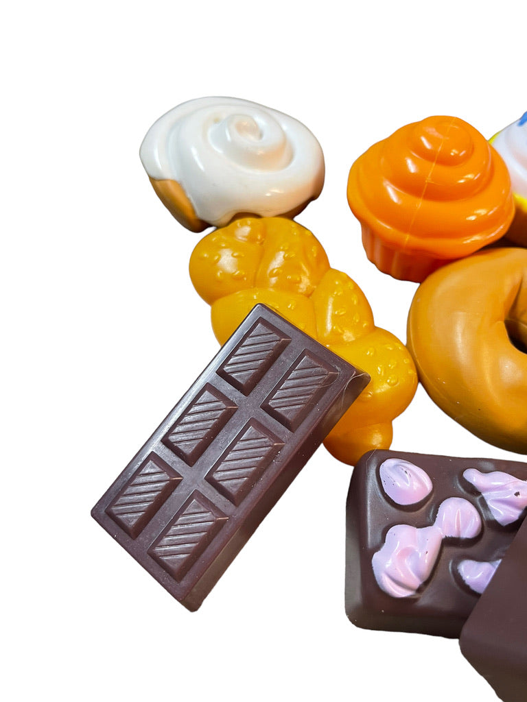 Delicious! Mixed Lot of 10 Delightful Play Desserts Including Cupcakes, Brownies, Cookies & More!