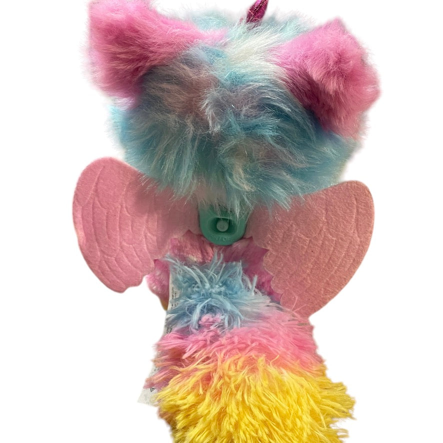 Magic Mixies Rainbow Fox Unicorn with Lights & Sound in Pastel Colours, Fluffy & Sparkly!