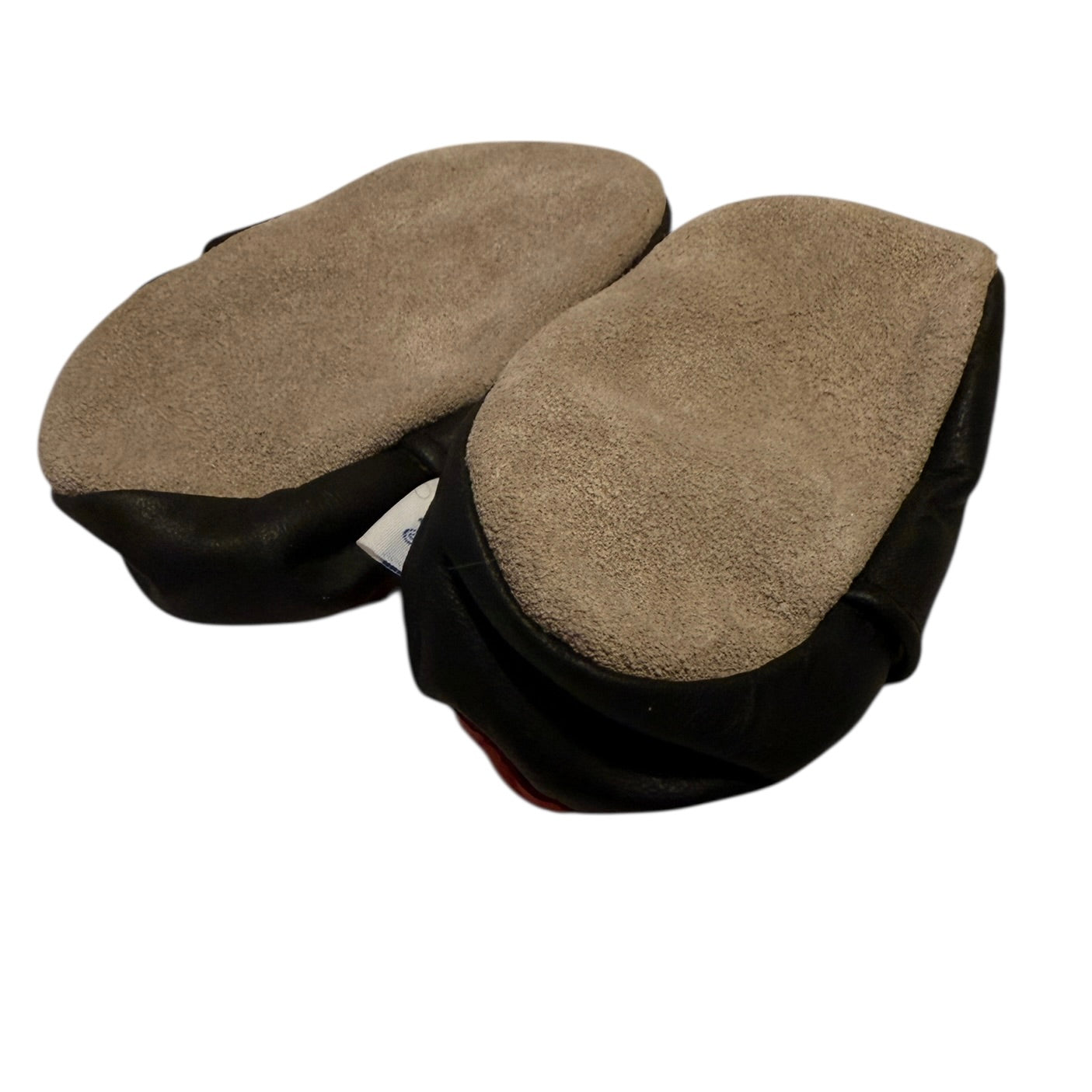 Lil Jo's Ottawa Senators Slip On Baby Shoes/Slippers, 'Leather' Upper, Suede Sole in EUC