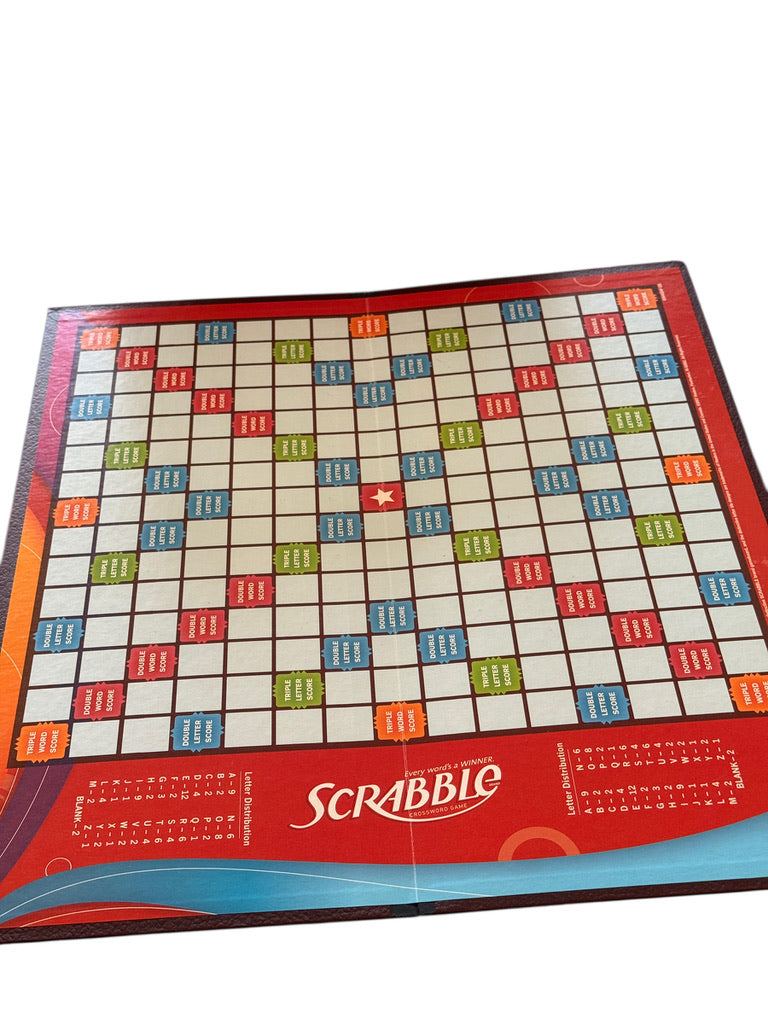 Hasbro Scrabble, Parker Bros Crossword Game, Preowned and Complete, in Good Condition!