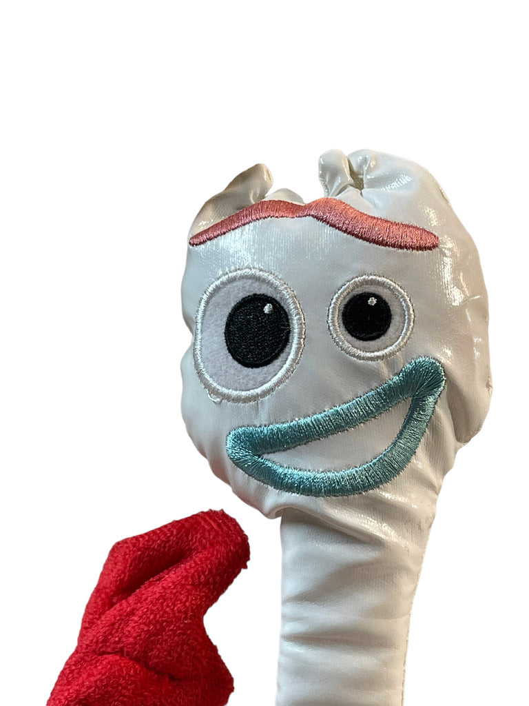 Disney Pixar Toy Story 12" Plush Leatherette  Forky with  Bendable Posable Arms EUC