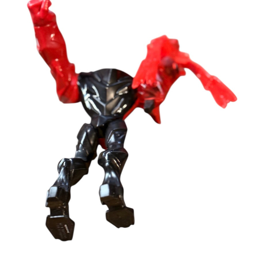 Max 2012 Steel Blade Dredd Attack 7" Action Figure Red & Black