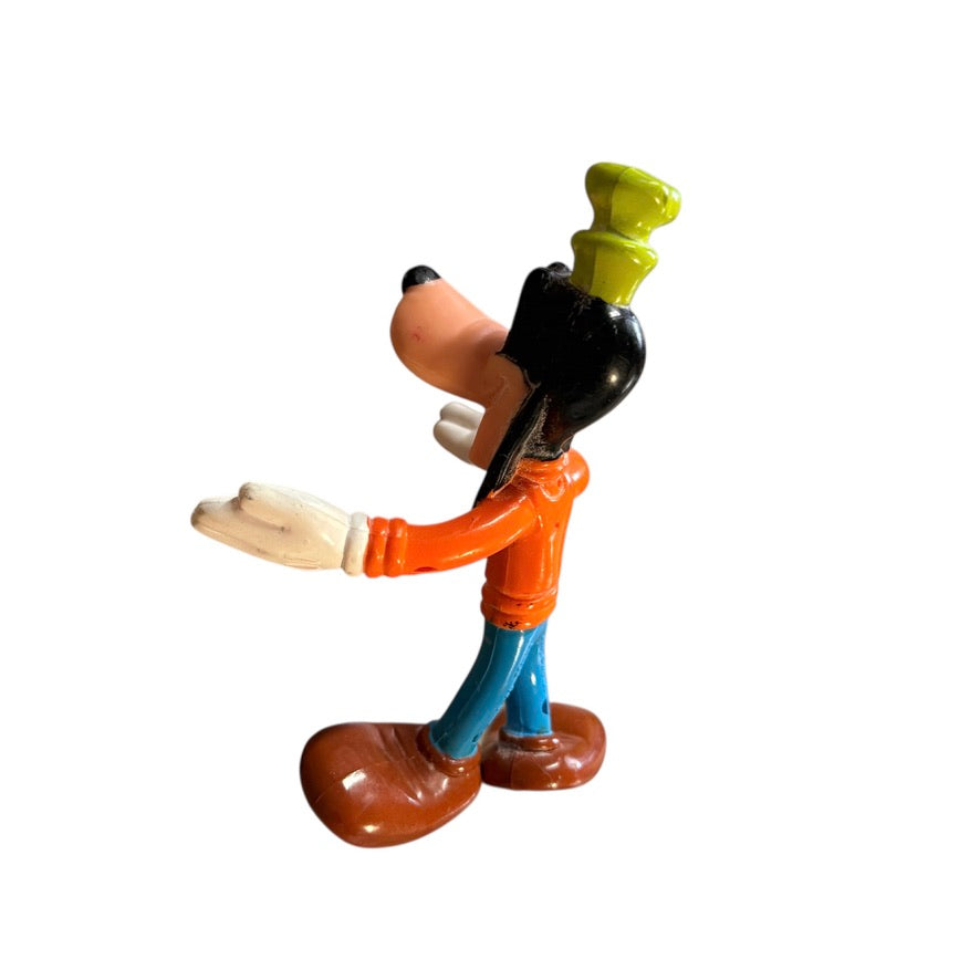 Vintage Walt Disney Resort Goofy, 4" Posable Action Figure Toy, Collectible or Cake Topper in GUC