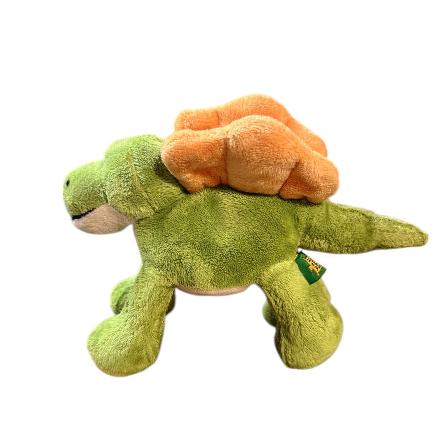 Wild Republic Plush Toy Stegosaurus Finger Puppet in Good Preowned Condition