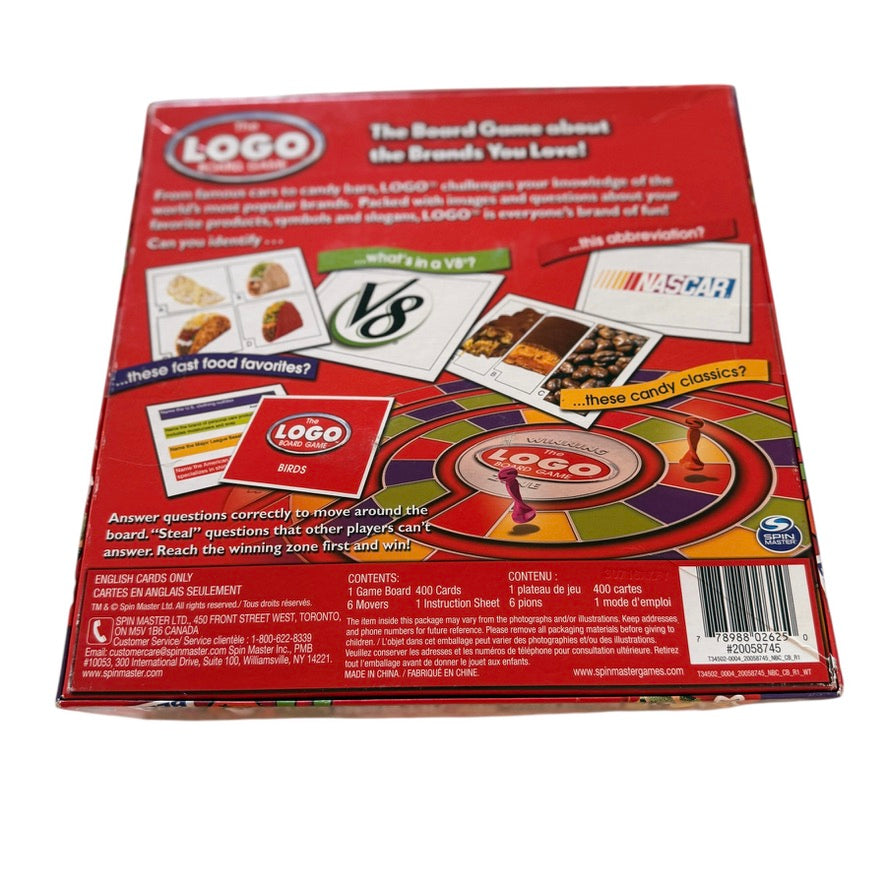 SpinMaster, The Logo Board Game , A Trivia Game About Popular Brands and Logos, Ages 12+