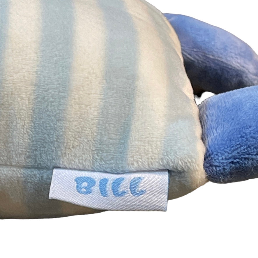 Worry Eater, 'Bill', Striped Plush Stuffed Zippered Anxiety Relief by Sorgenfresser