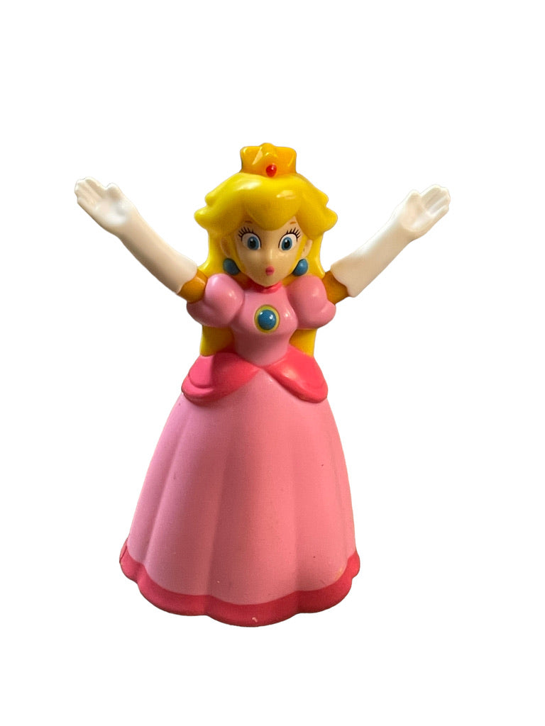 Super Mario Lot of 4 Figures, Princess Peach, Mario x 2, Yoshi Toys/Cake Toppers