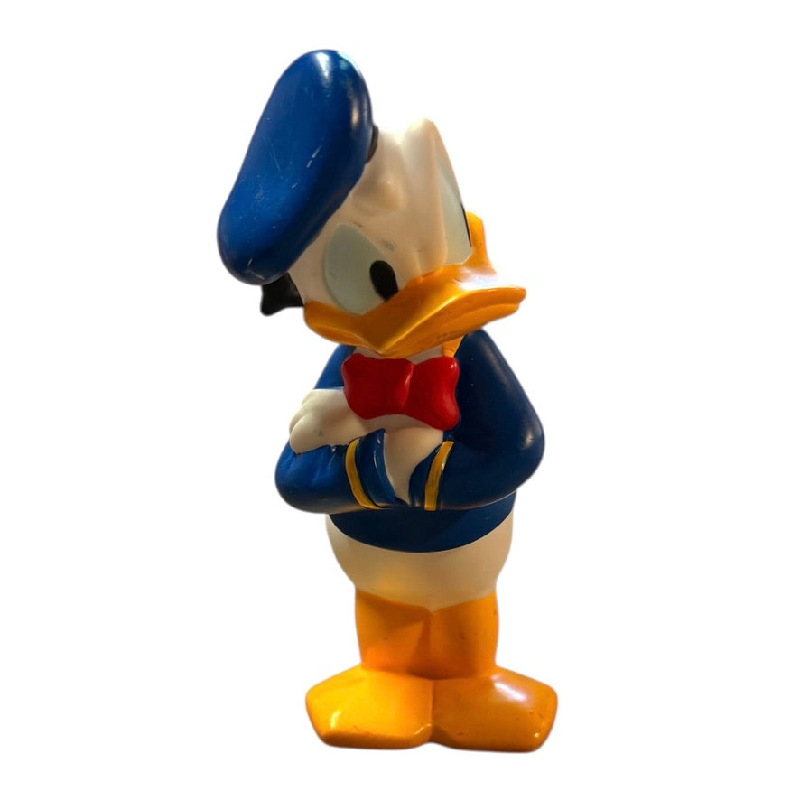 Angry Donald Duck Vintage 5" PVC Figure in Classic Sailor Suit in Good Preowned Condition