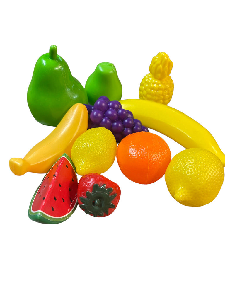 Fruit,-11 PieceLot Mixed Fruit, Just Right for Imaginative Play