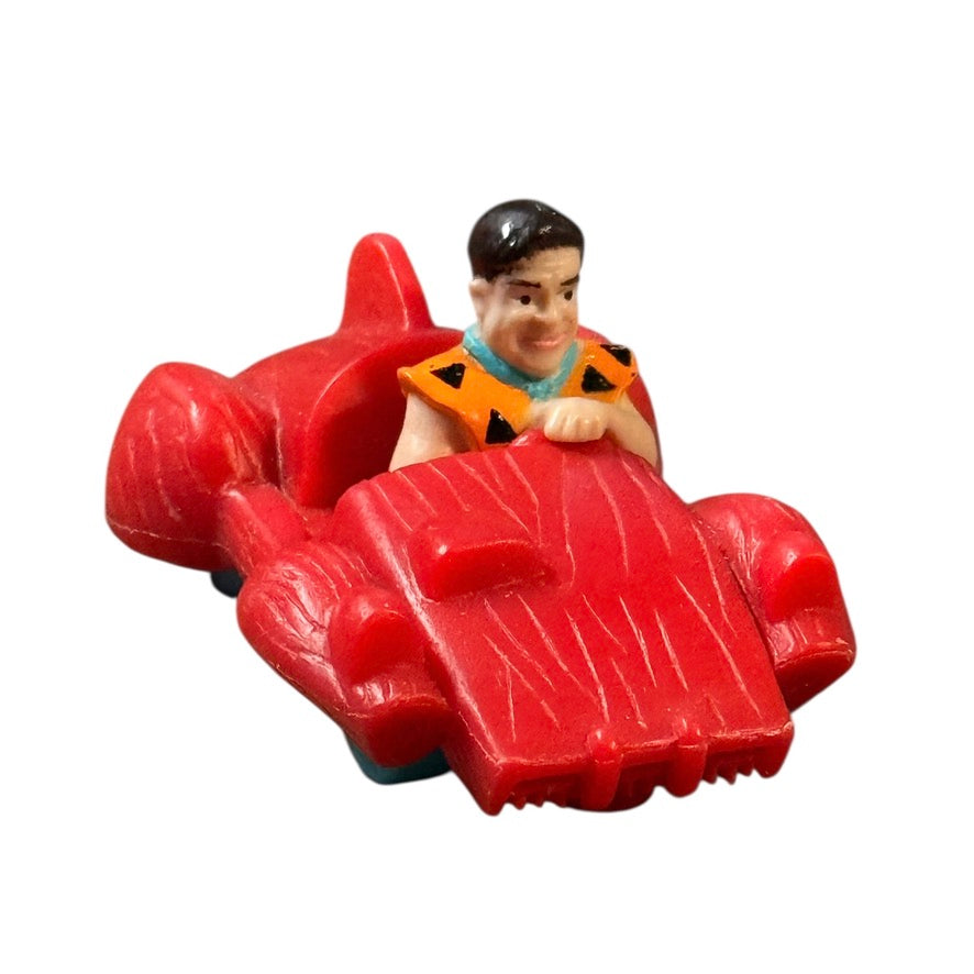 Flintstone Fast Food Memorabilia; Vintage Brontosaurus Burger Drive In & 2 Classic Cars