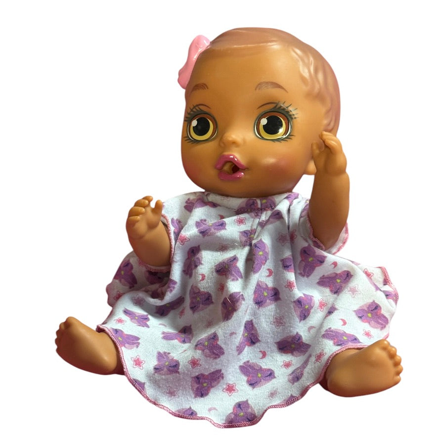 Precious Baby Alive Doll, Drink & Wet All Vinyl/Plastic Medium Skin Tone 12" Posable Original Clothes