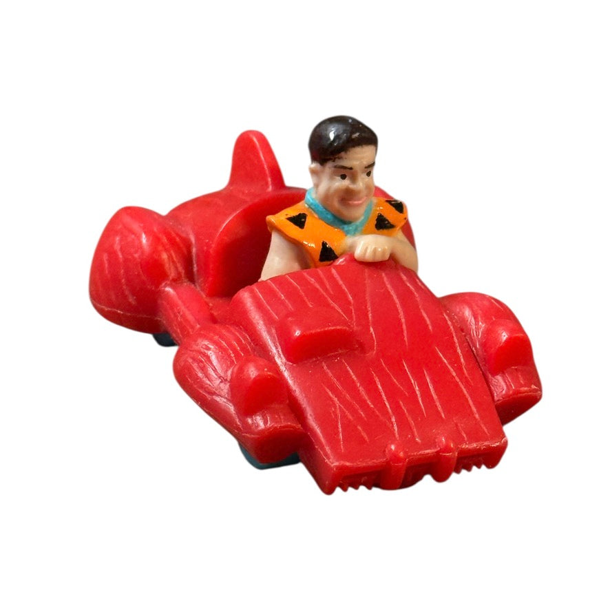Flintstone Fast Food Memorabilia; Vintage Brontosaurus Burger Drive In & 2 Classic Cars