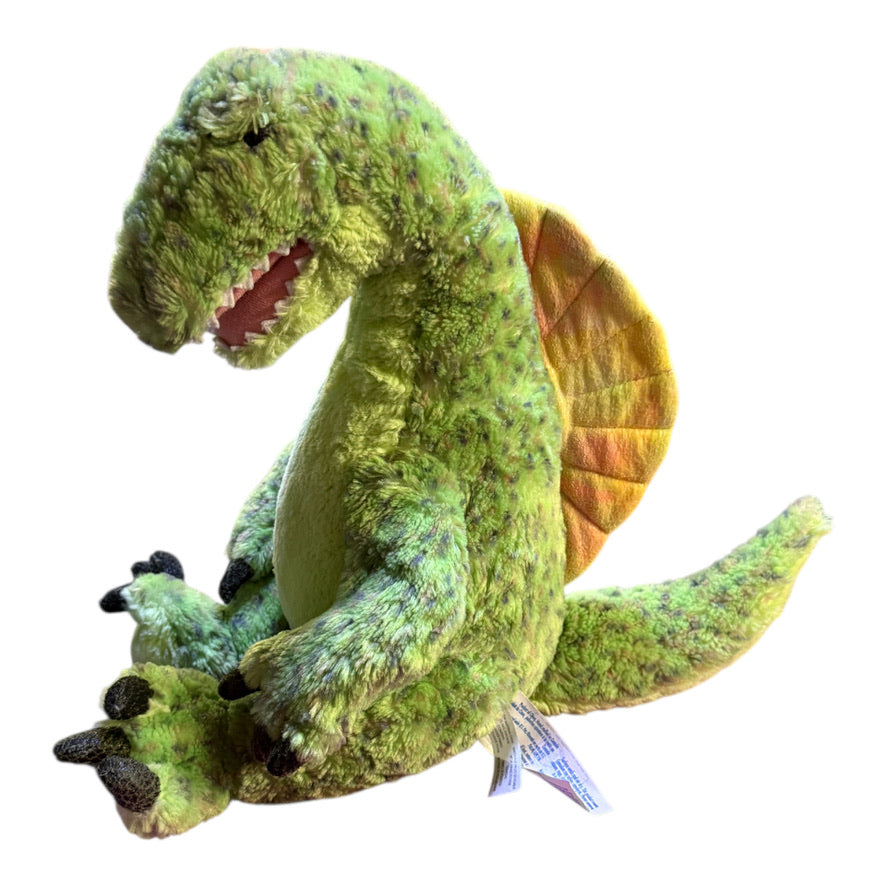Build A Bear Spinosaurus 15" Green Dinosaur Stuffed Animal Toy with BIG Plush Claws! GUC