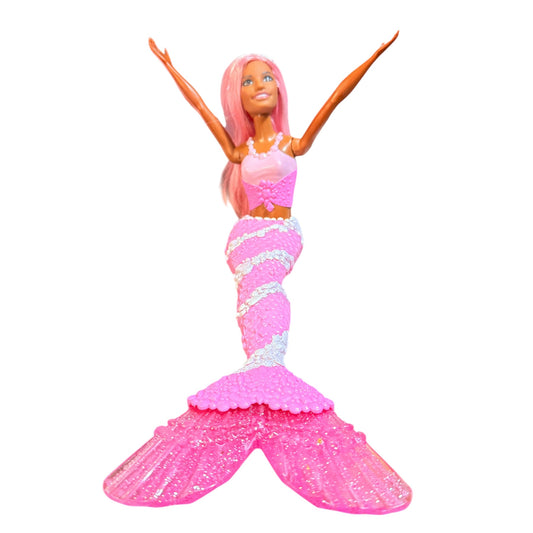 Barbie Dreamtopia, a Gorgeous Mermaid Doll with a Dark Complexion,  Pink Hair & Tail by Mattel