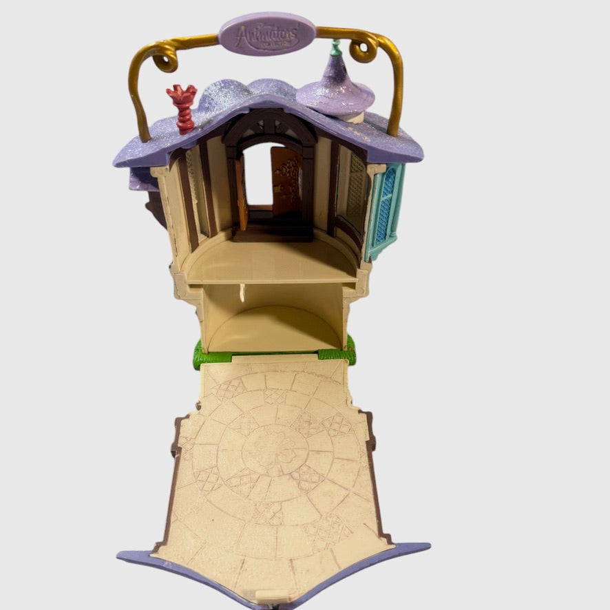 Disney Animators' Littles Rapunzel Tower Play Set, Tower Only Good Preowned Condition