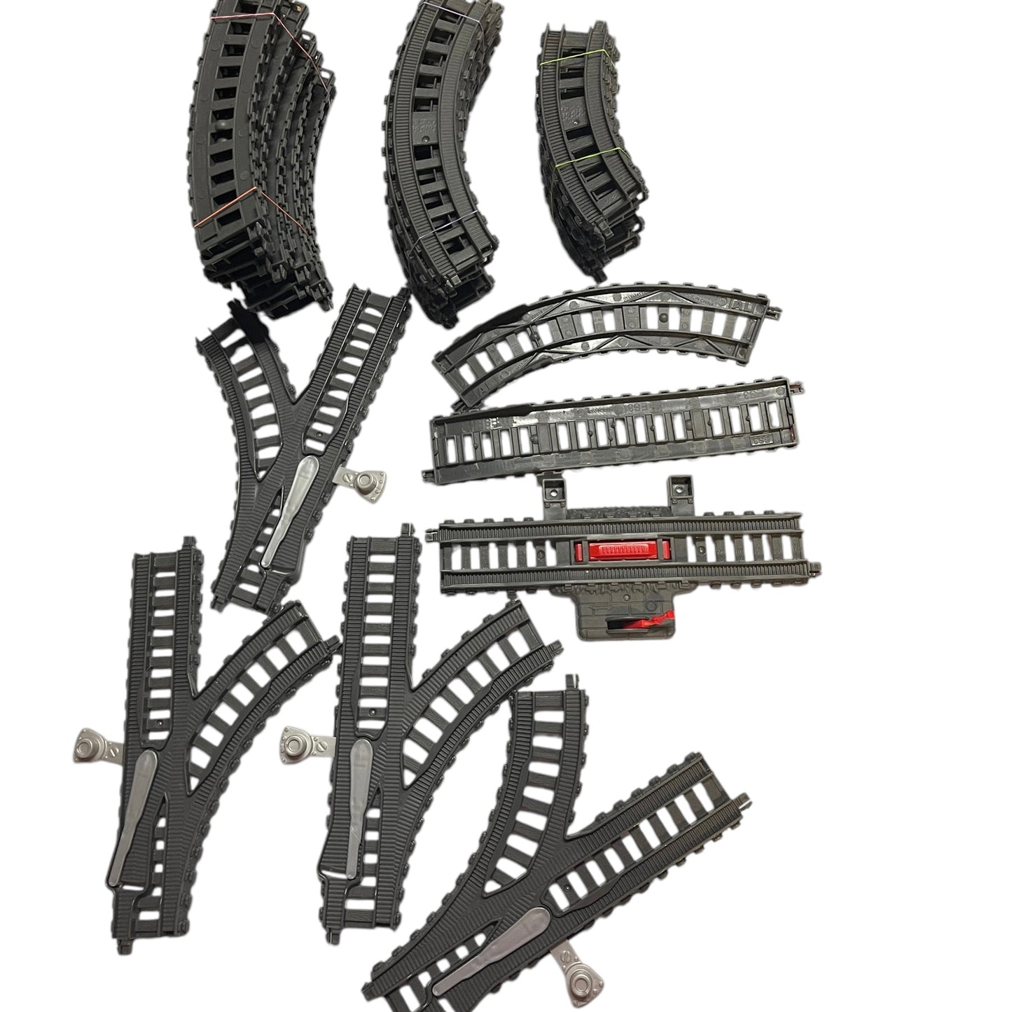 Thomas the Train 36 Piece Charcoal Grey Track Lot in Excellent Preowned Condition