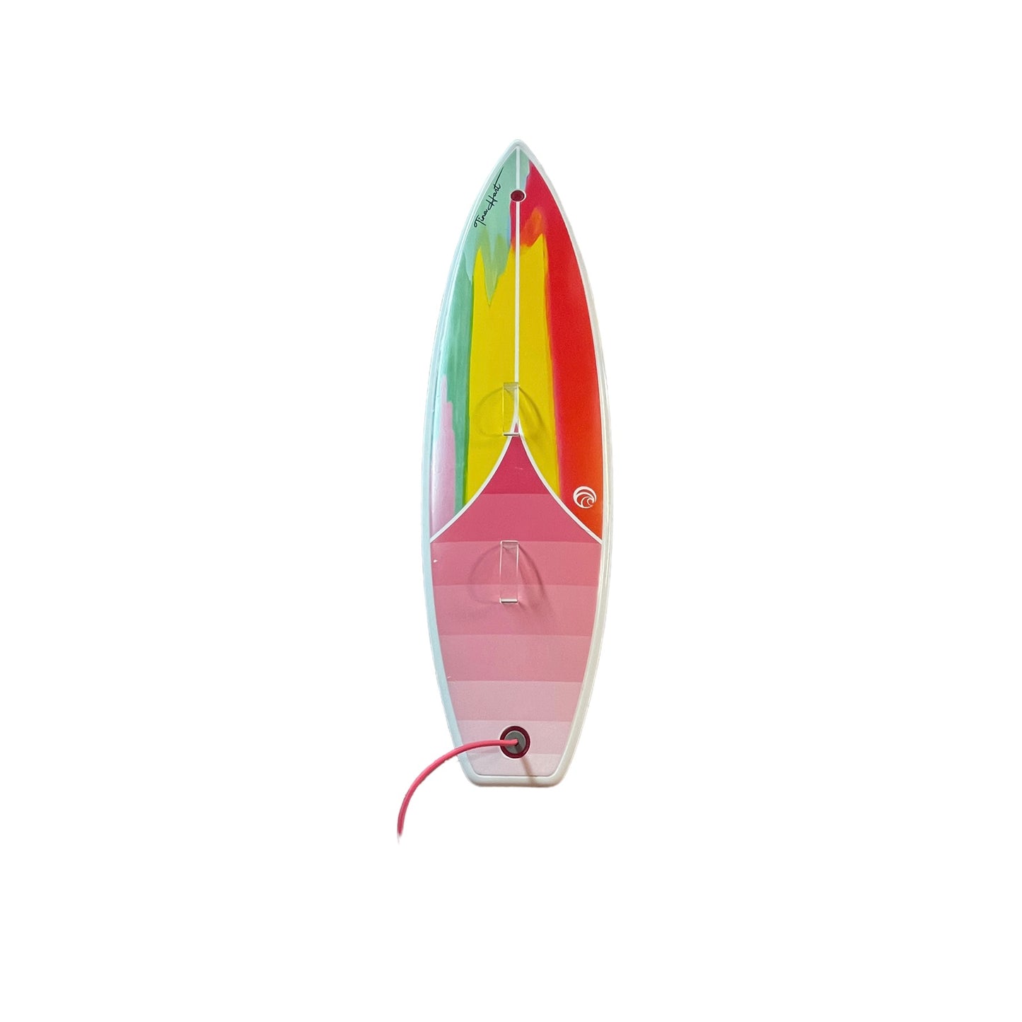 Tina Hart 18" American Girl Surfboard with Leash, Retired in Great Preowned Condition