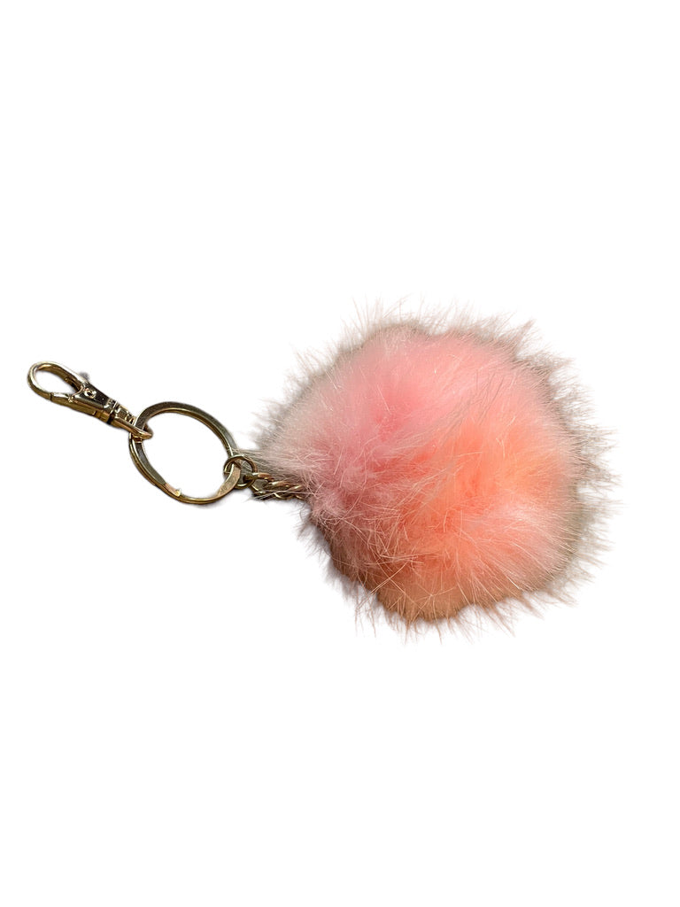Fluffy Lucky Pink KeyChain in Excellent Preowned Condition