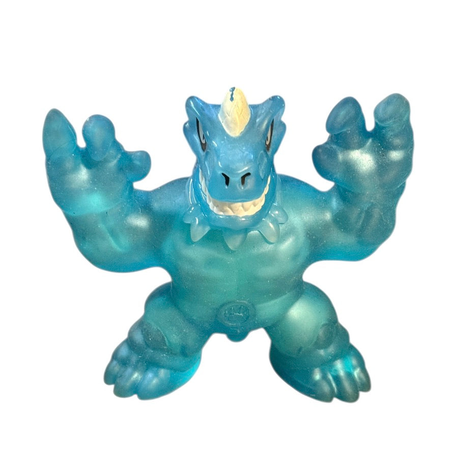 Heroes of Goo Jit Zu Dino X-Ray Series 4 Tyro Turquoise Tyro the T-Rex Action Figure, Posable