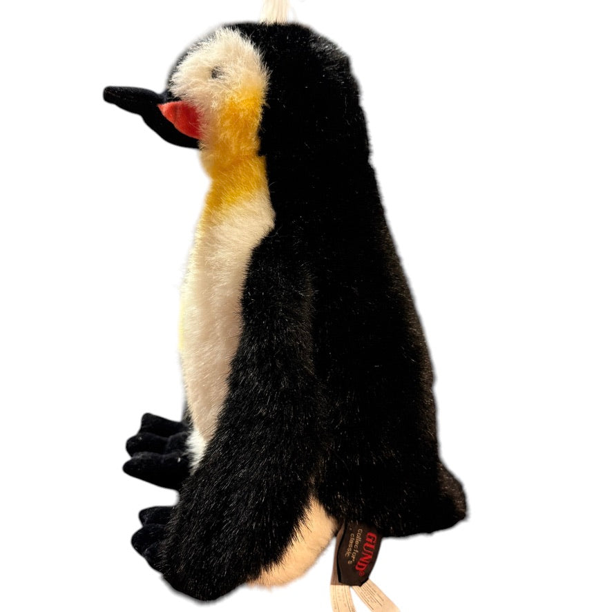 Gund Collector's Classic Emperor Penguin Realistic Vintage 15" Plush Stuffed Animal Toy