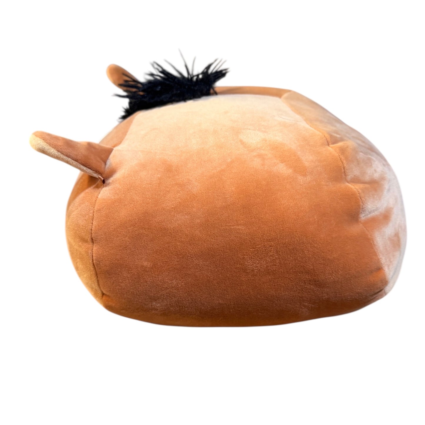 Brisby the Horse Stackable Farm Squad Squishmallow Plush  Retired 12" Tan Coat & Black Mane