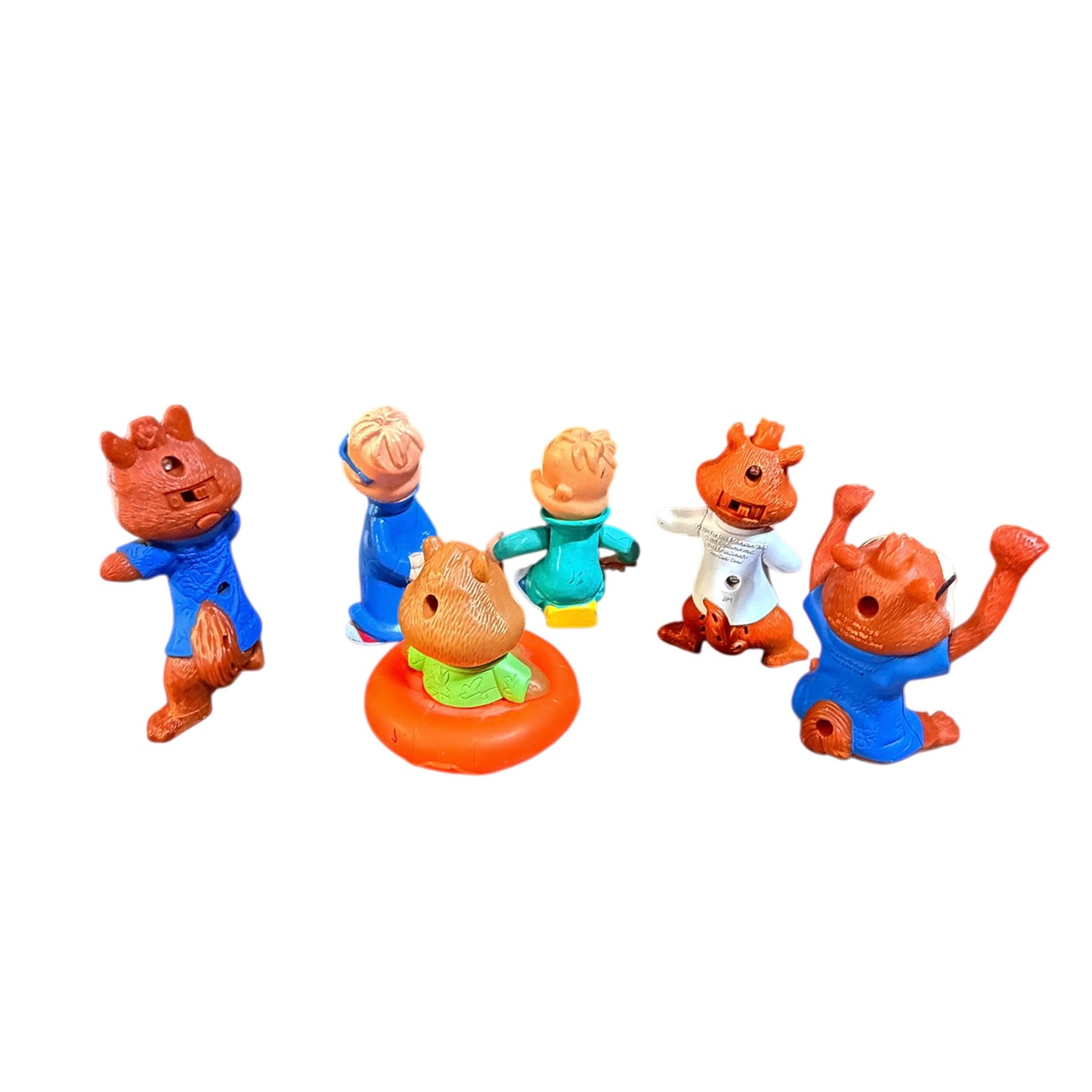 Alvin & the Chipmunks Lot of 6 Figurines  Play Set or Cake Toppers