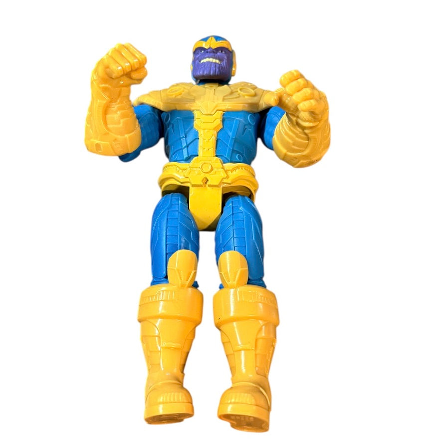 Marvel Avengers Thanos Action Figure from Mech Strike Monster Heroes, Turquoise & Yellow