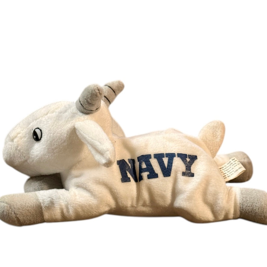 United States Naval Academy 8" Naval Mascott Stuffed Animal Plush White, Navy & Grey in GUC