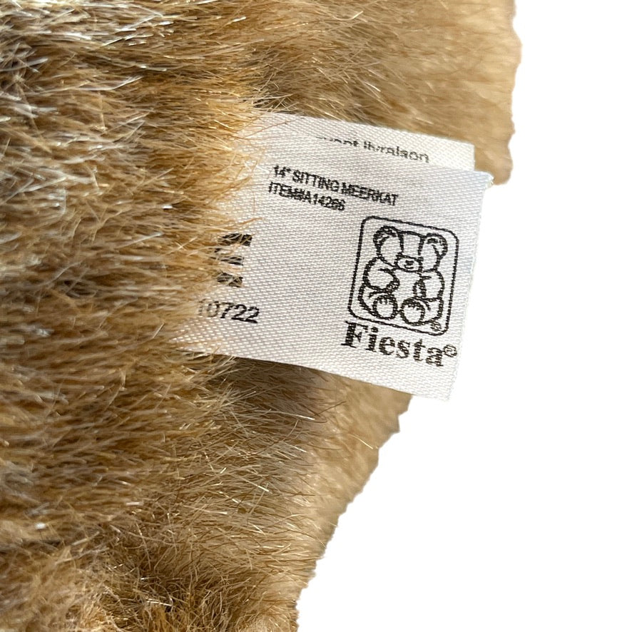 Realistic Fiesta 14" Sitting Meerkat with Black Ears, Paws & Feet, in EUC, A Real Treasure!