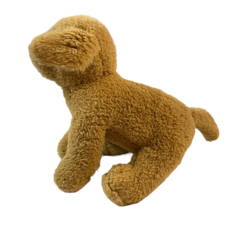 Tan Minisol Life 10" Golden Retriever Stuffed Animal Plush Black Bead Eyes