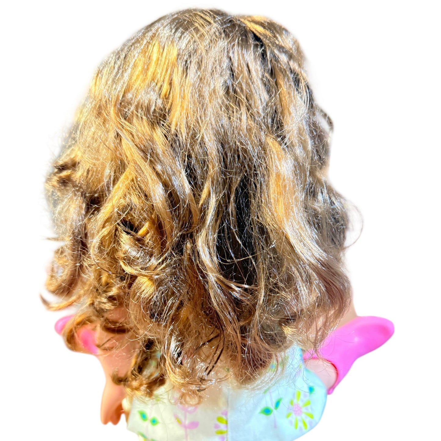 Beautiful Cititoy 18" Fashion Doll, Long Brown Curls, Blue Sleepy Eyes & A Dusting of Freckles
