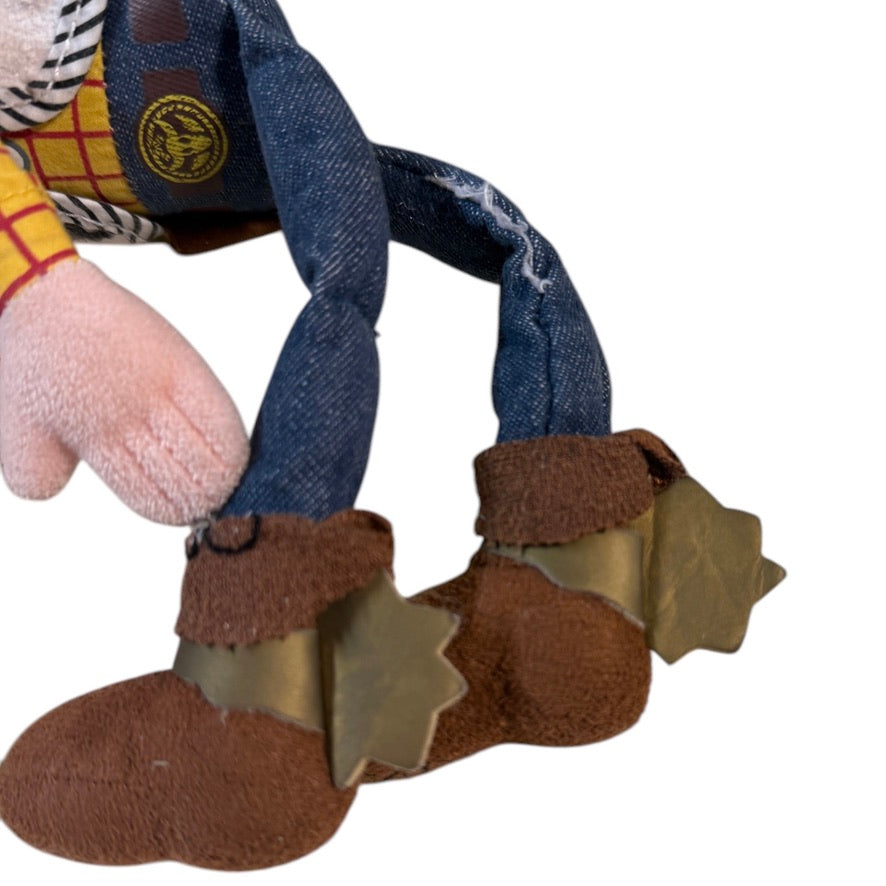 Toy Story 12" Woody Plush Doll Embroidered Face, Hat, Spurs & Holster, Preowned in GUC