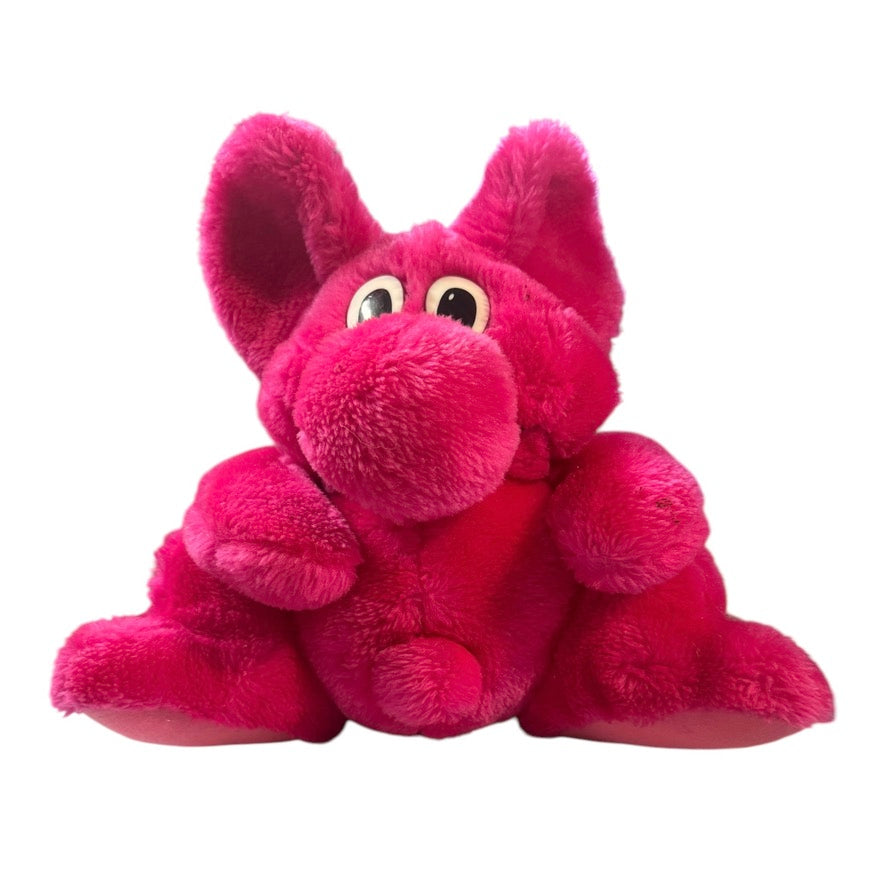 Kolorkins 'KINZI', a Pretty Pink Promotional Stuffed Elephant by Kodak Cameras Vintage