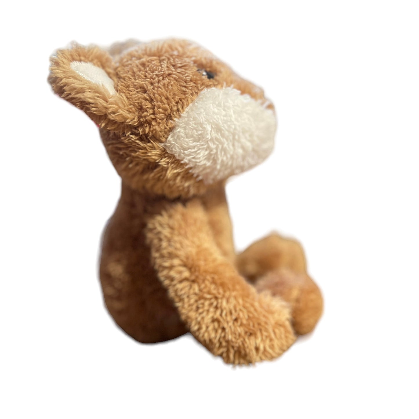 Fox Rattle 10" Plush Stuffed Animal Toy Brown & White with Embroidered Face, So Sweet!