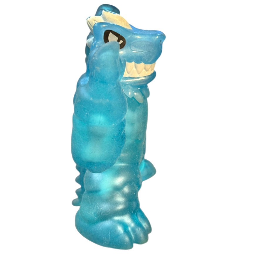 Heroes of Goo Jit Zu Dino X-Ray Series 4 Tyro Turquoise Tyro the T-Rex Action Figure, Posable