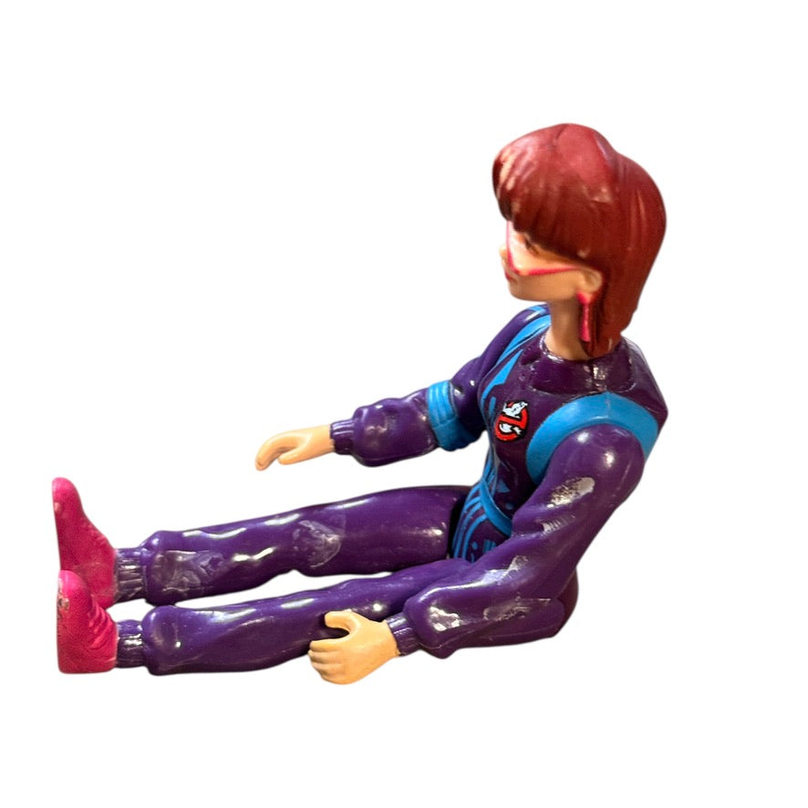 Vintage Kenner Ghostbuster 5" Power Pack Action Figure Janine Melnitz Preowned in GUC