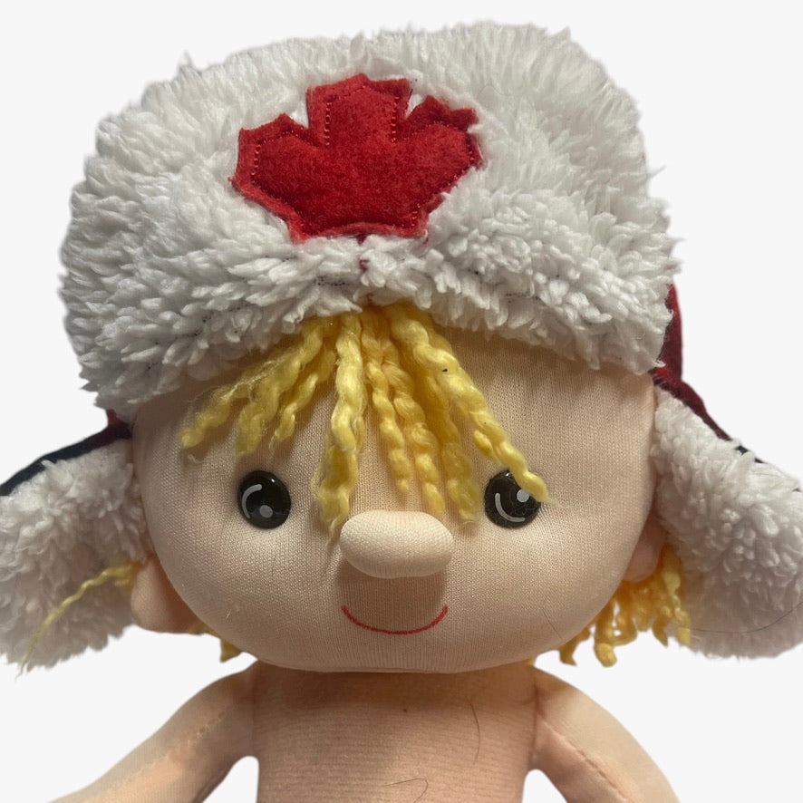 Canadian Outgdoor Girl Kickin's Kids 12" Toy Doll Preowned in EUC with Missing Jacket