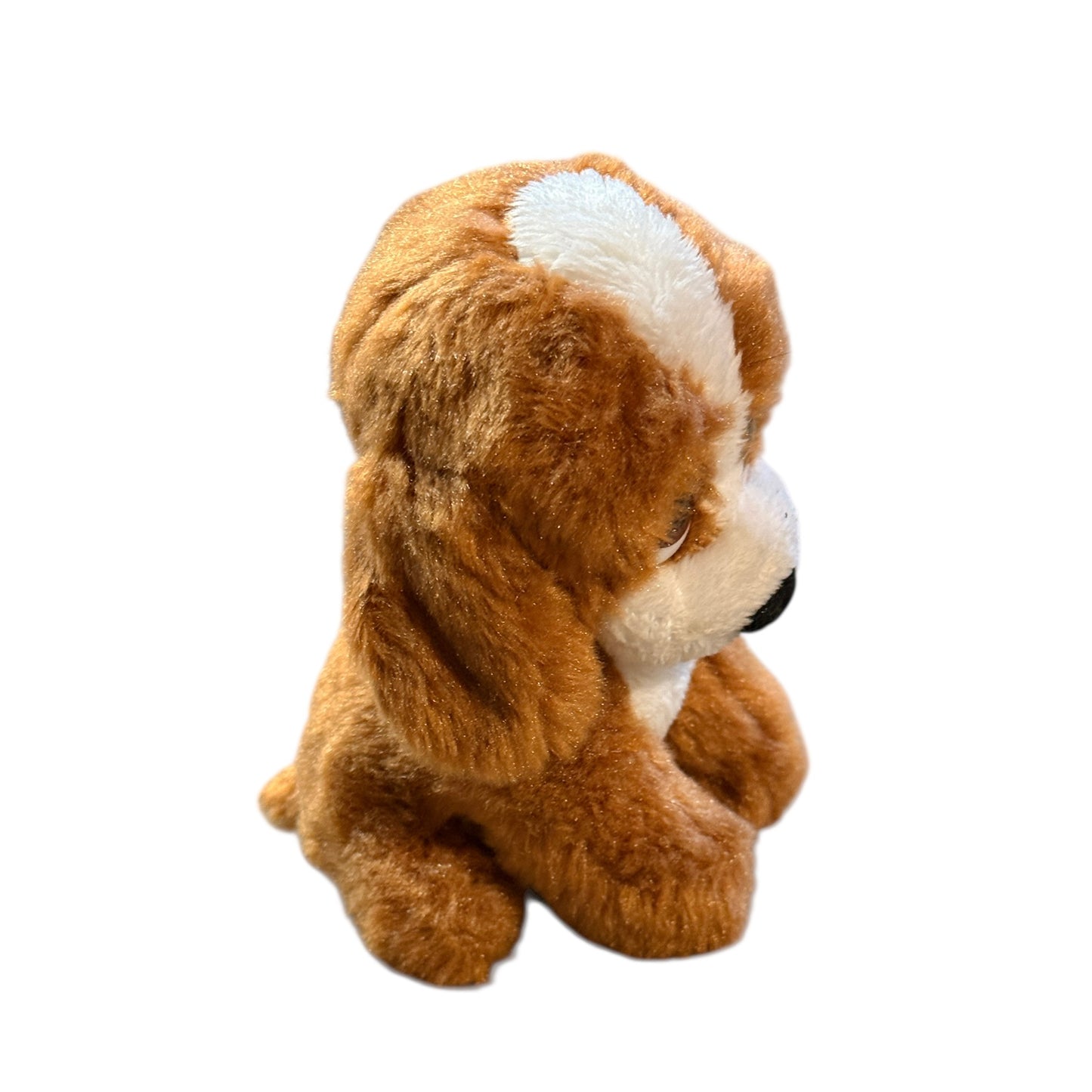 Vintage Aurora Sad Sam 5" Basset Hound Plush, Huge Sad Eyes and Long Silky Ears, in Guc