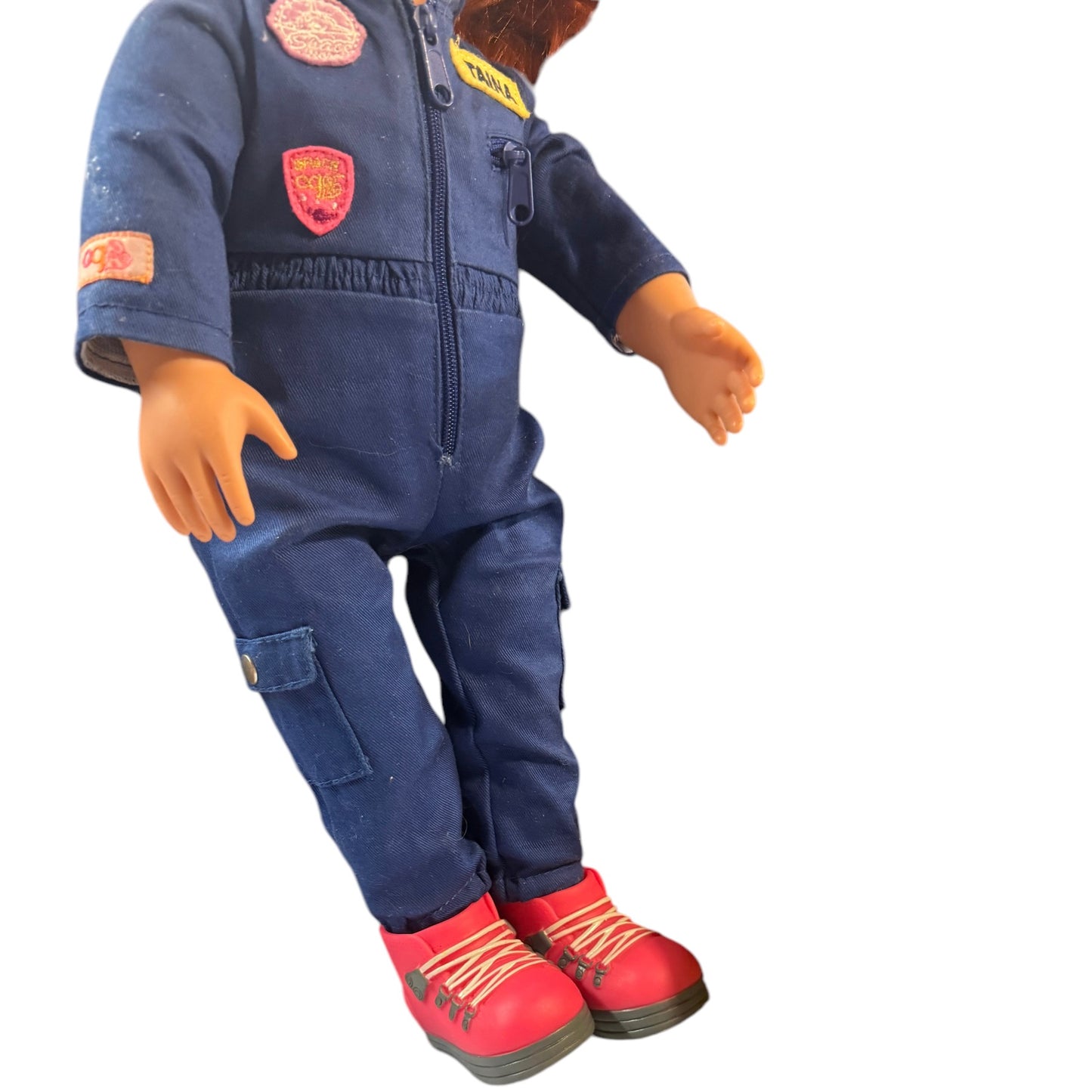 Our Generation 18" Taini', Professional Collection Astronaut with Red Hair &Original Outfit in EUC