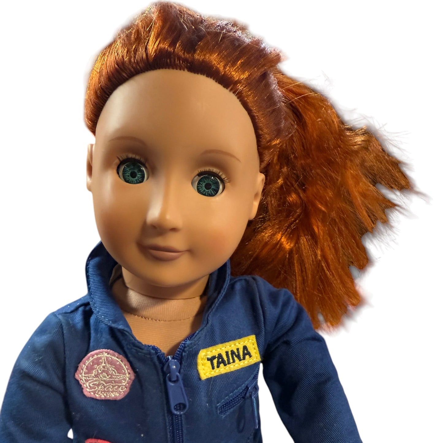 Our Generation 18" Taini', Professional Collection Astronaut with Red Hair &Original Outfit in EUC